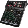 Mikser audio M4 Kanały 48V Studio Karaoke Protable BLuetooth Live DJ Console